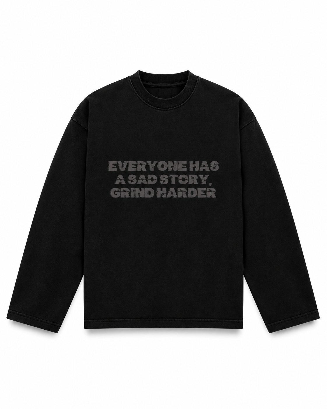 Sad story phantom black longsleeve