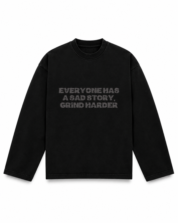 Sad story phantom black longsleeve