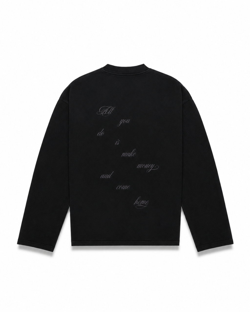 You’re sooo bored longsleeve phantom black