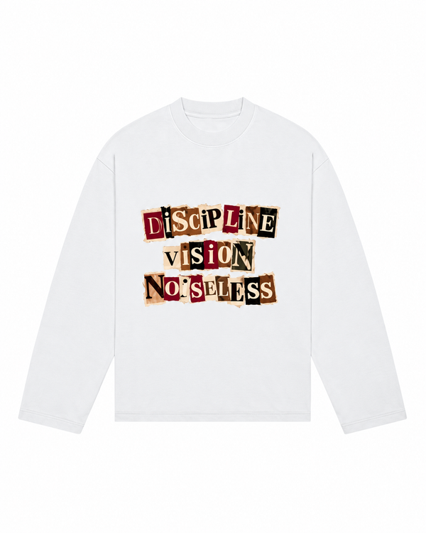 DVN Arcade longsleeve pearl white
