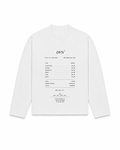 The Reciept longsleeve pearl white