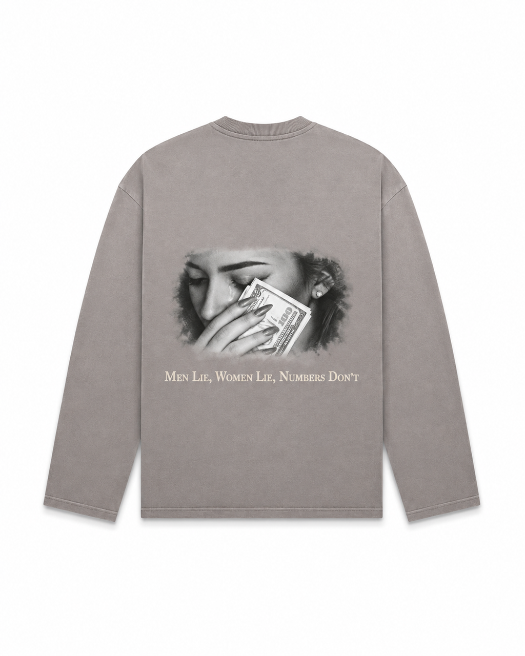Numbers don’t grey sunfaded longsleeve