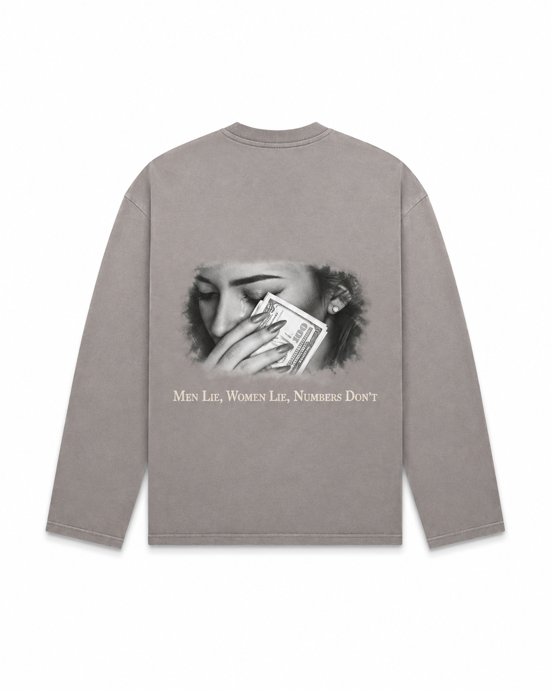 Numbers don’t grey sunfaded longsleeve