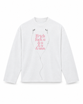 Fuck u & u & u & uuu longsleeve pearl white