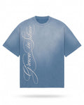 Grow in silence oversized tee