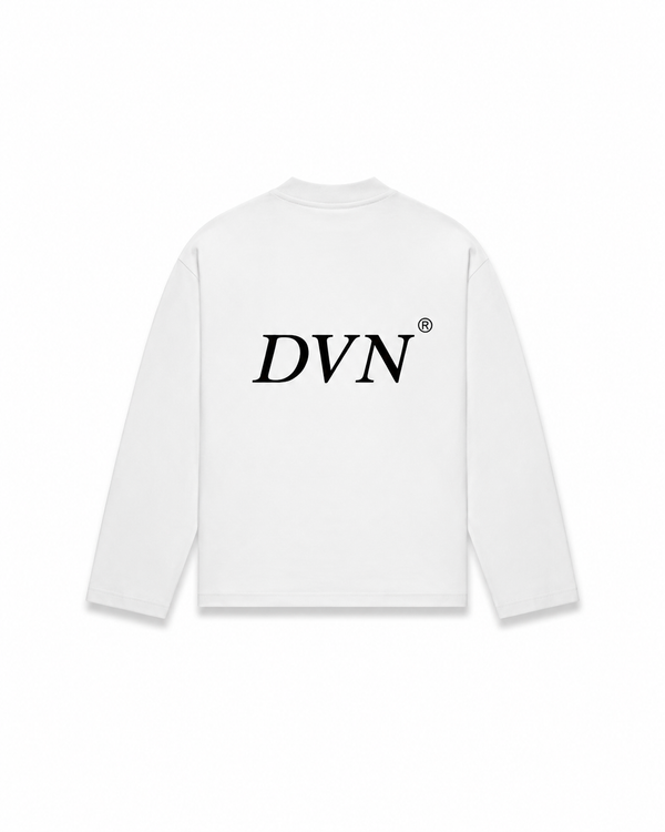 The Reciept longsleeve pearl white