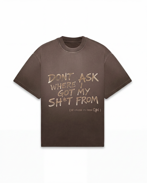 Dont ask me oversized tee