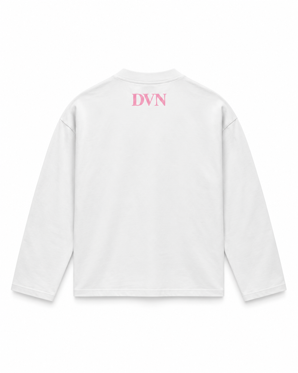 Fuck u & u & u & uuu longsleeve pearl white