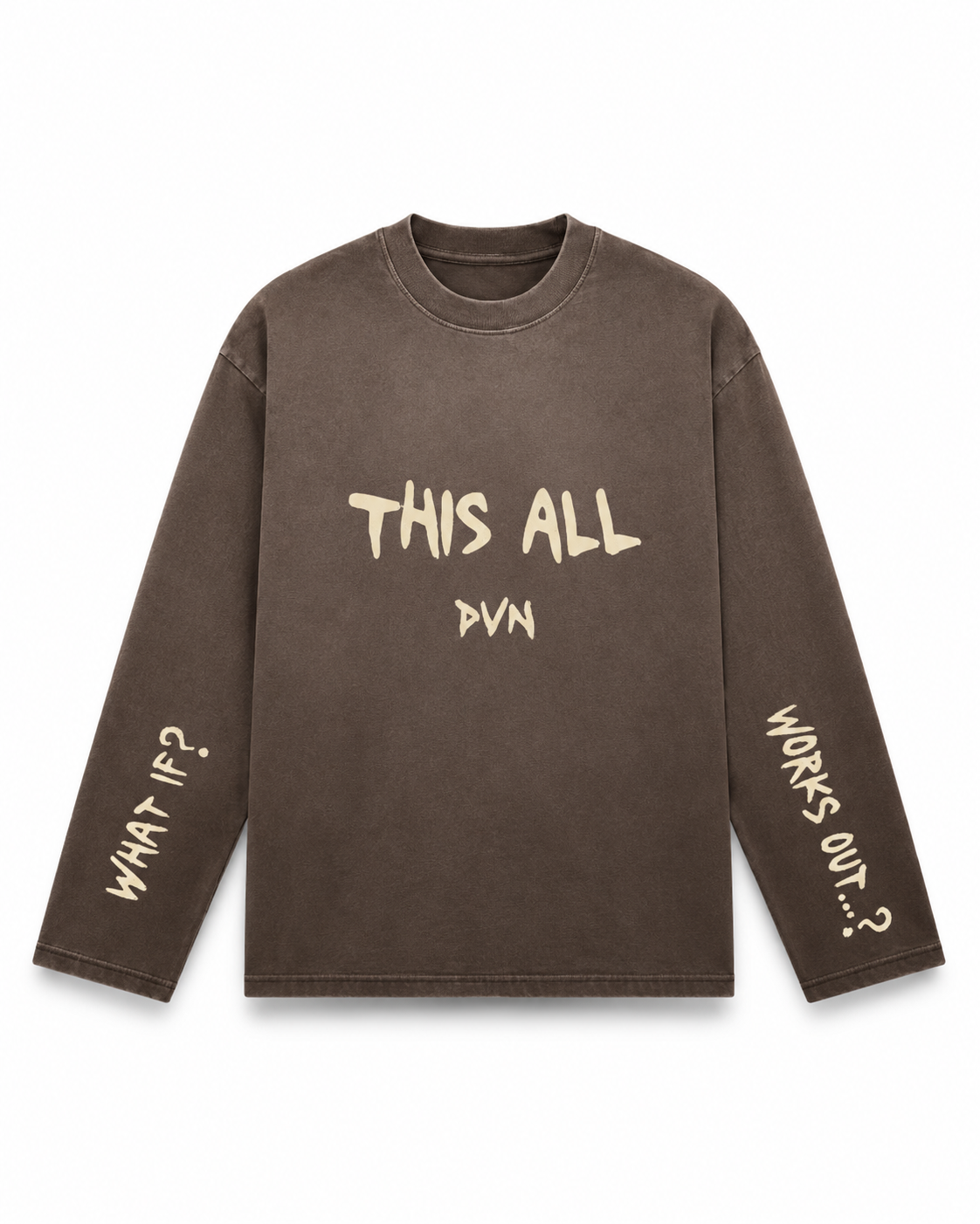 Works out..? longsleeve chocolate sunfaded