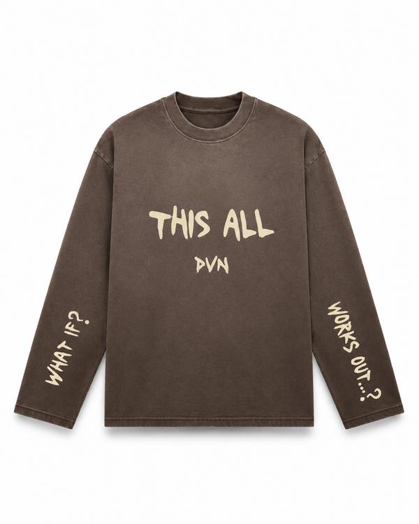 Works out..? longsleeve chocolate sunfaded