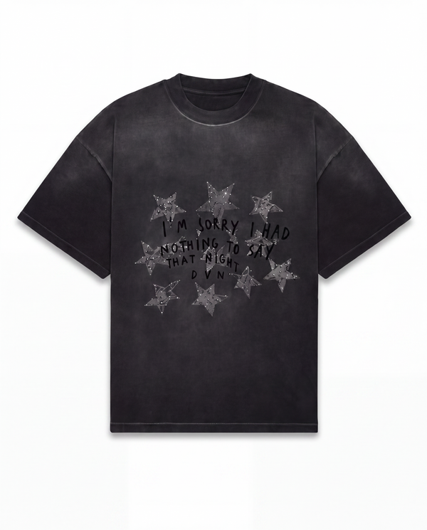 I'm sorry burnfaded oversized tee